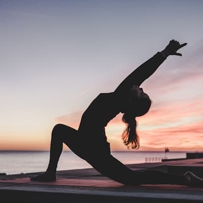 Morgen-Yoga im Volkspark